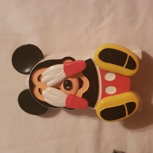 Disney Illco Mickey Mouse Peek-A-Boo Musical Wind Up Moving Toy
